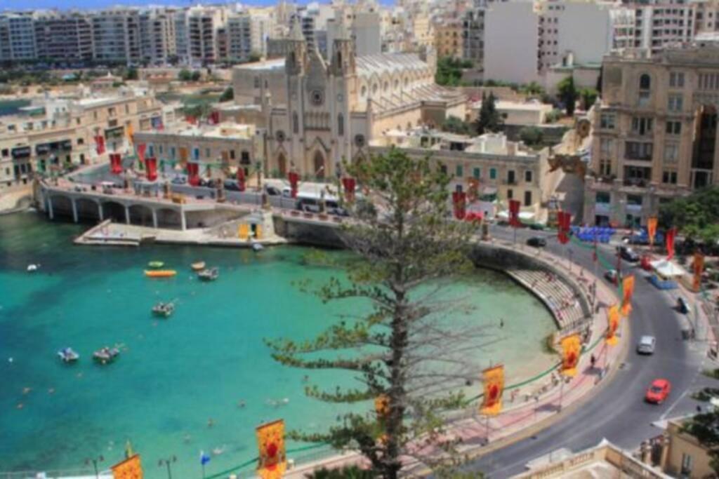 2 Bed Apt In Heart Of St Julians - 5Min From Seafront Saint Julian's Exterior foto